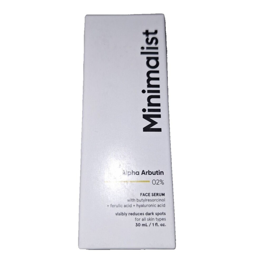 Minimalist Alpha Arbutin Face Serum 30ml New Sealed MFG 06/23